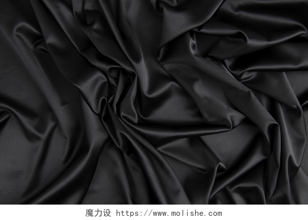黑色绸缎背景丝绸